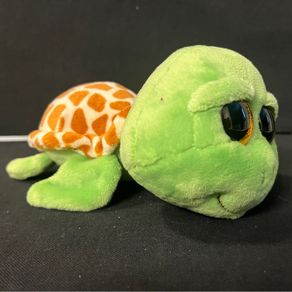 Ty Beanie Plush Zippy the Green Sea Turtle